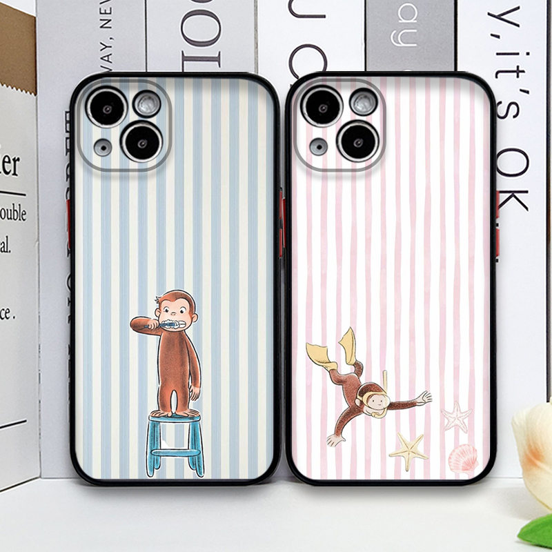 Cartoon Striped Monkey Holding - огляд і ціна Phone Cases Xs Max